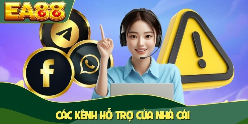 Các kênh hỗ trợ của nhà cái Các kênh hỗ trợ của nhà cái
